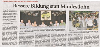 Zeitungsartikel vom 30.6.1008
