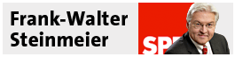 Banner: Frank-Walter Steinmeier