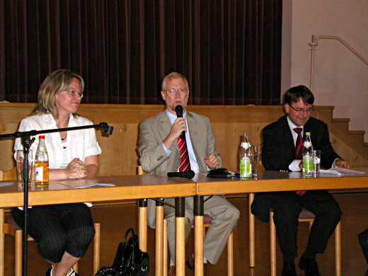 Jana Oehme (VdK), Dominic R. Scales, Tim Weidner (AWO)